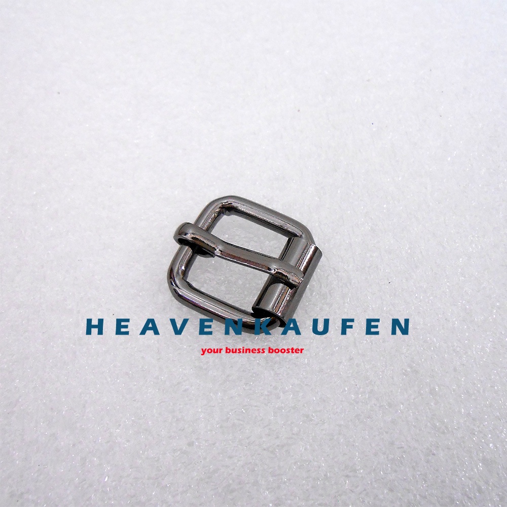 Gesper Roll Tas 1,5 cm Warna Hitam Black Nikel Kualitas Premium Tebal 4 mm