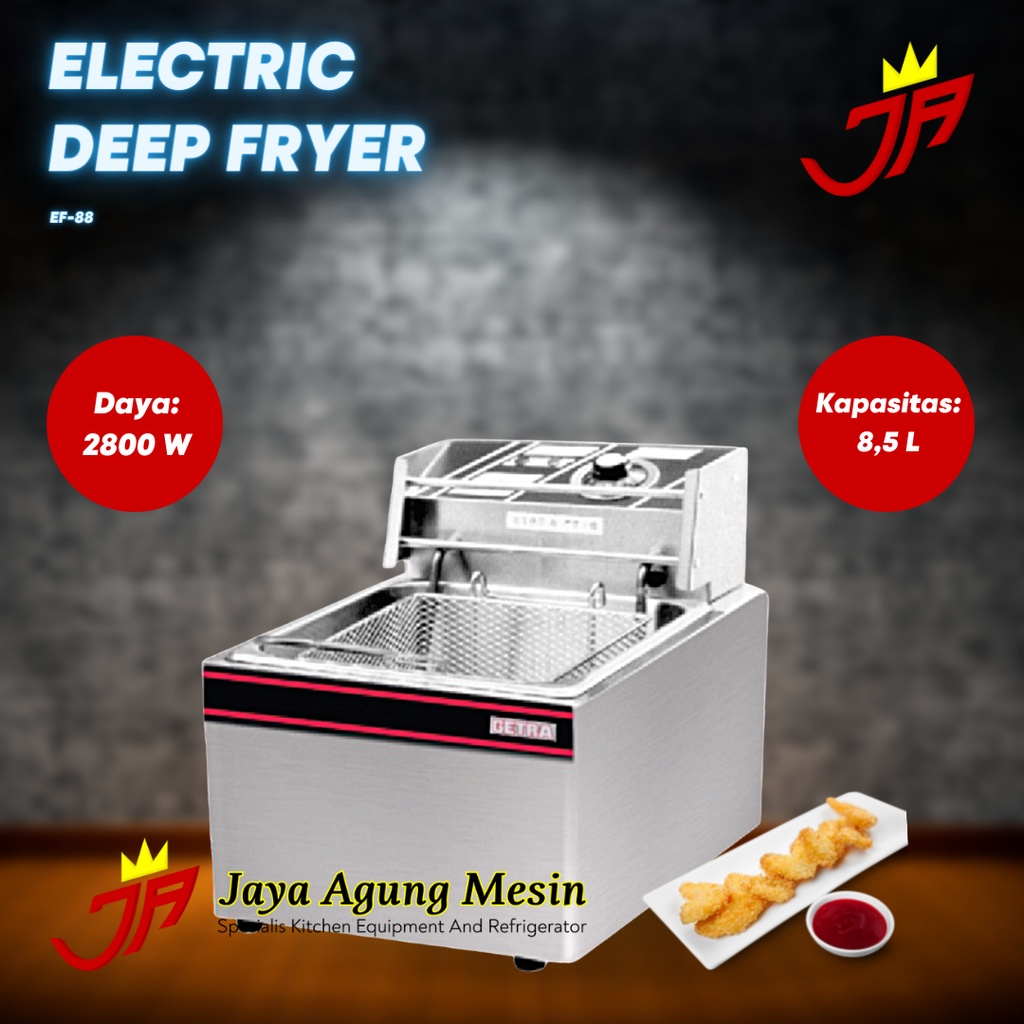 Jual GETRA ELECTRIC DEEP FRYER / PENGGORENGAN LISTRIK / EF88 Shopee