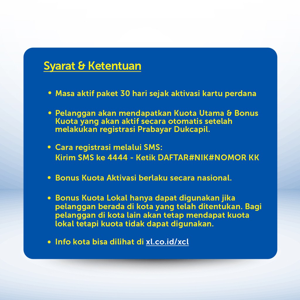 Cara Daftar Unlimited Xl : Daftar Harga Paket Internet Xl ...