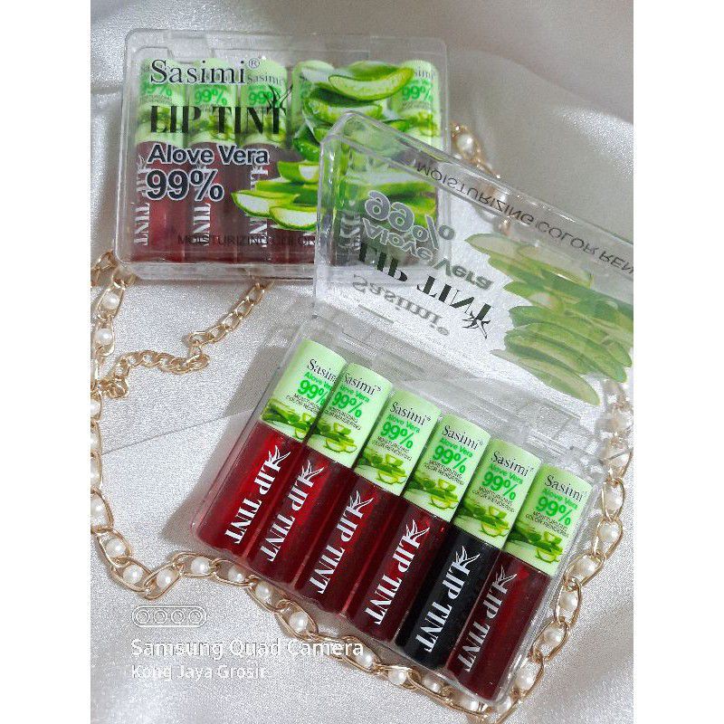 PROMO ECER LIP TINT SASIMI THAILAND VIT BIBIR 99% ALOE VERA NO.S880