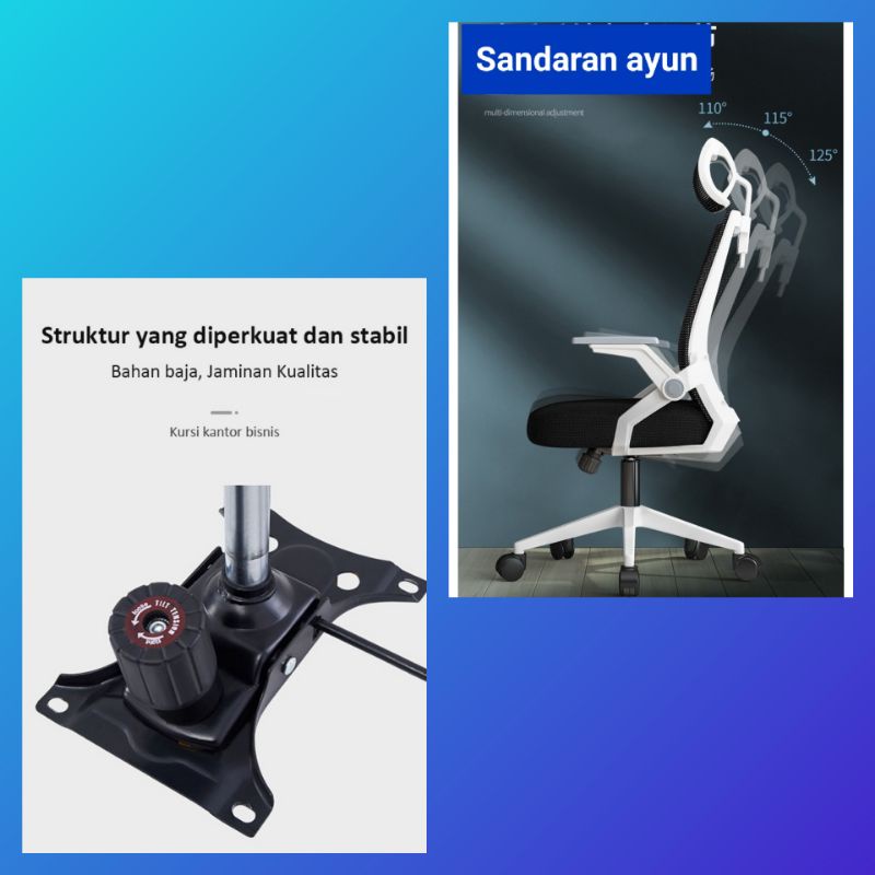 Kursi Kantor,Kursi Gamer,Kursi Sesuai Foto Iklan-1