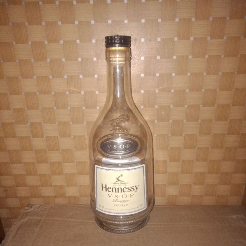 PROMO !!! Botol miras import bekas / botol bekas minuman impor / botol kosong unik merk luar-hennesy