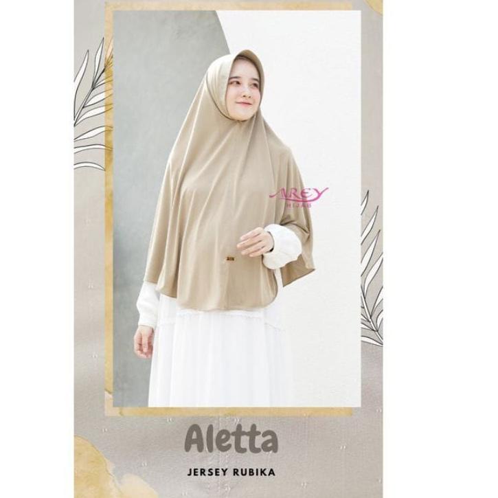 Siap Kirim.. (Original Arey) ALETTA •jilbab instan jersey rubika•jilbab instan pet•hijab syar'i