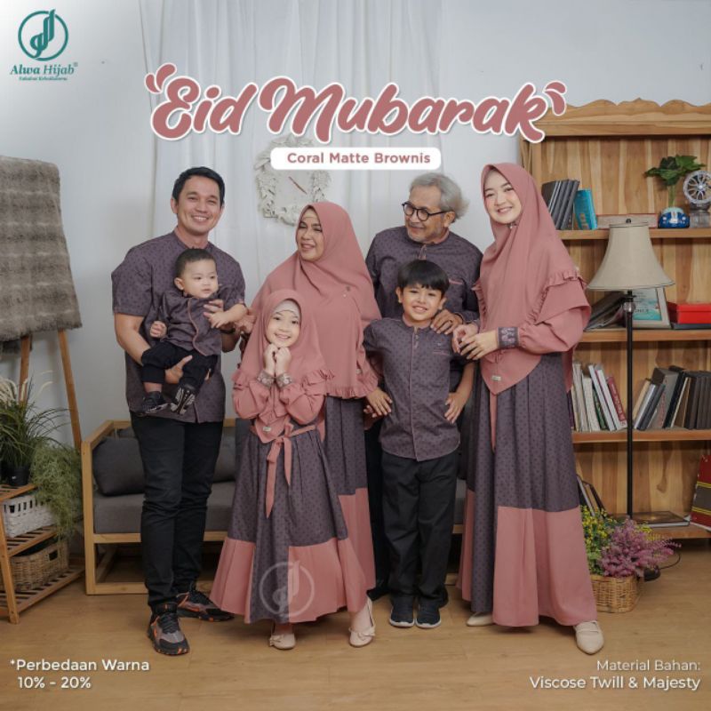 READY EID MUBARAK SARIMBIT KELUARGA ORIGINAL ALWA HIJAB