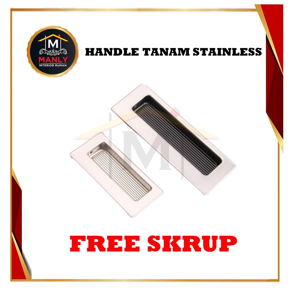 Handel tanam Stainless, handle pintu , laci &amp; pintu lemari,pintu geser.