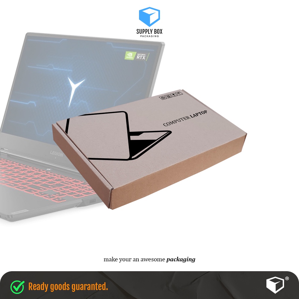 

BOX LAPTOP EMAILER UNIVERSAL 1 SET | 45x29x6 cm | Kardus Laptop