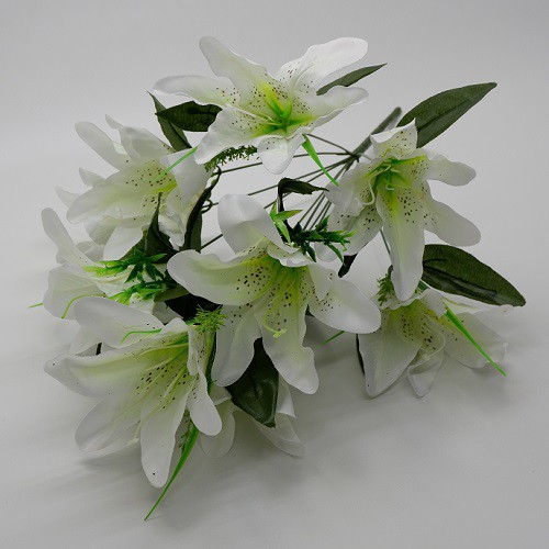 WANFLOWER Bunga Lily X10 * PUTIH