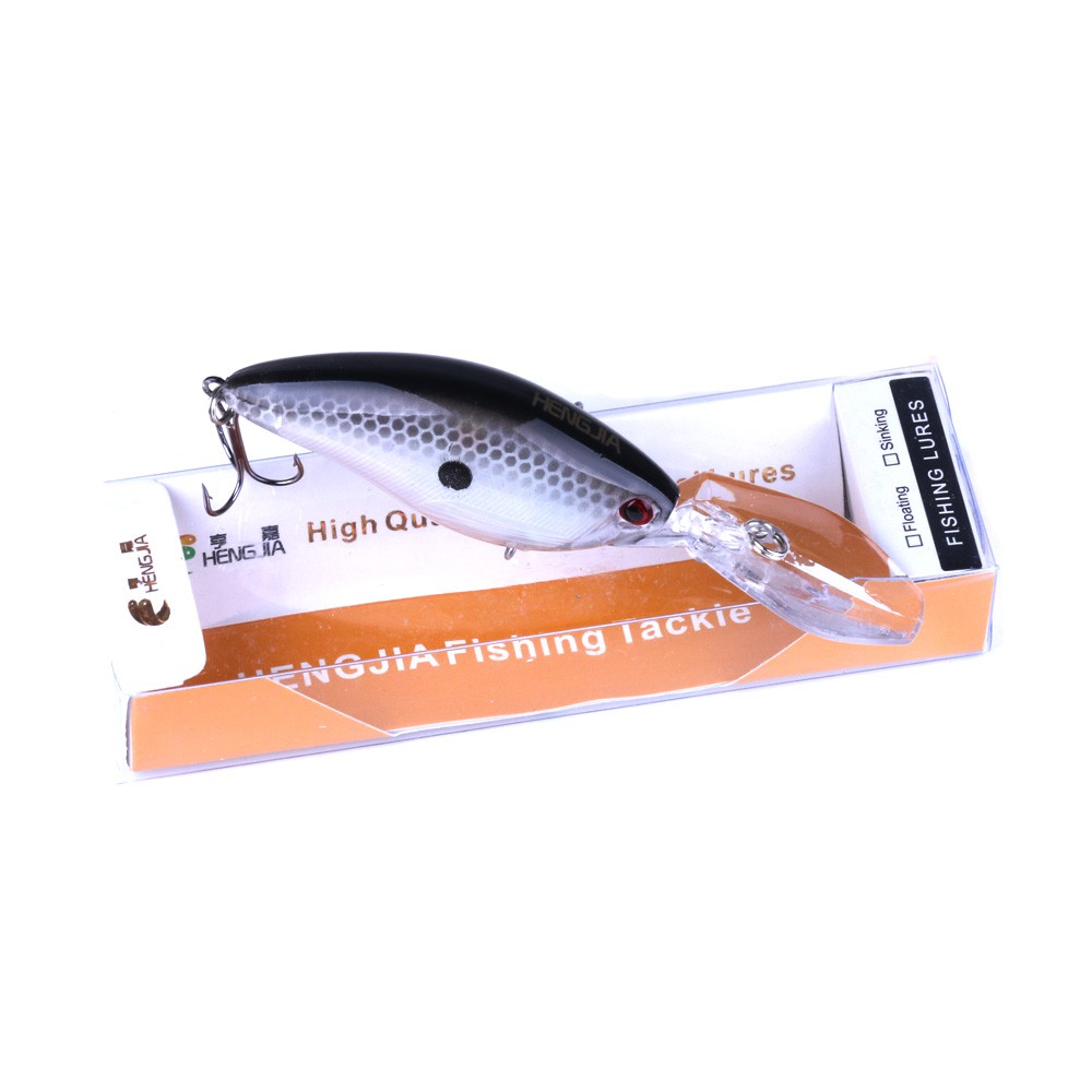 HENGJIA 1pcs 10.5CM/17.8G Crankbait Minnow umpan pancing swimbait ikan fishing lure bass bait tackle