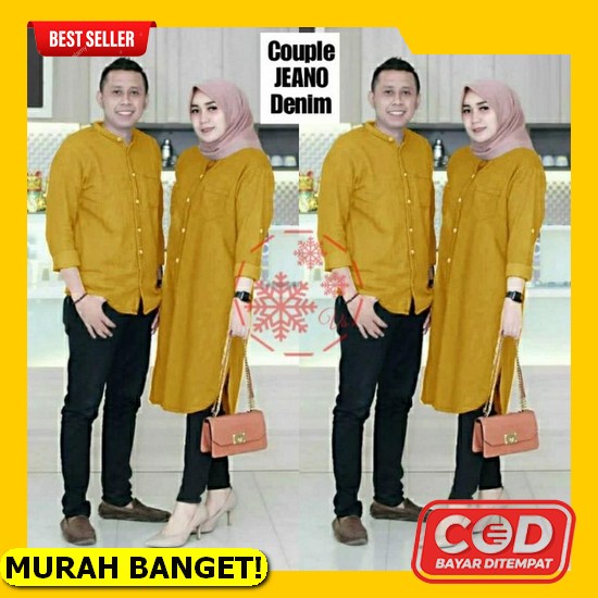 Cod Gamis Couple Rizky Suami Istri Murah Terbaru Pasangan Muslim 2021 Keluarga Satu Set Lebaran Gami
