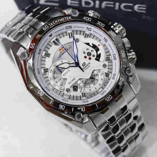 Jam Tangan Pria Casio Edifice Type EF550 Red Bull