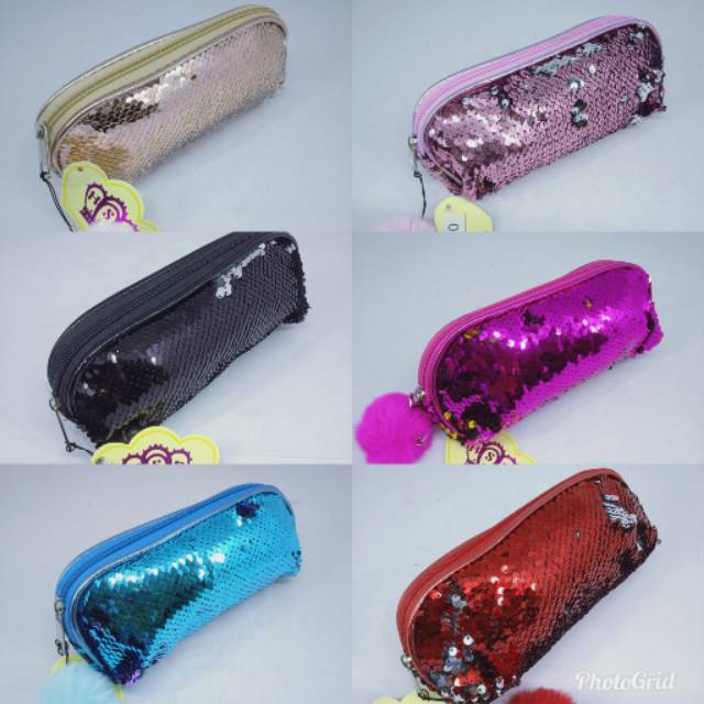 

pencil case sequin