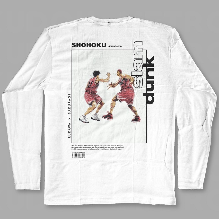 Longsleeve Rukawa x Sakuragi Anime Manga Slam Dunk Premium Unisex