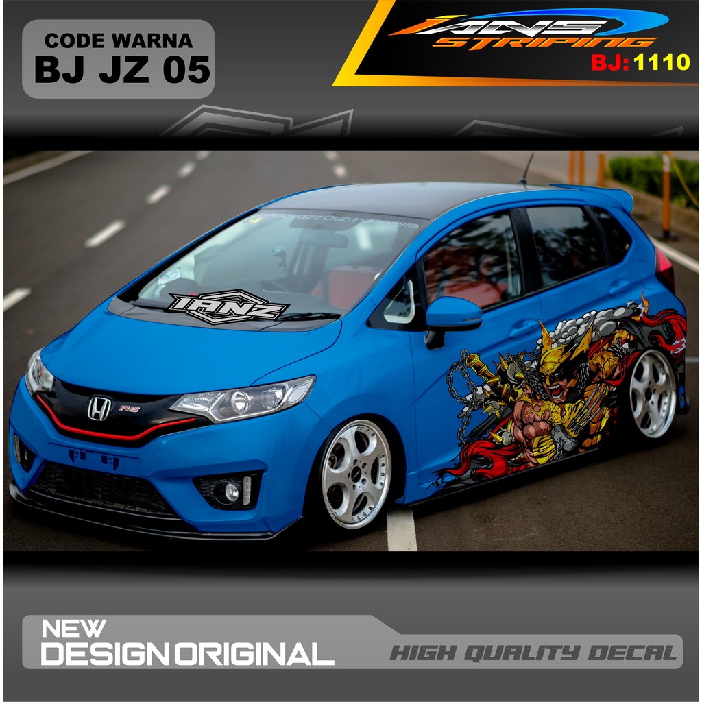 STICKER MOBIL JAZZ / STIKER MOBIL BRIO / DECAL STIKER MOBIL SWIFT / STIKER MOBIL TOYOTA / DECAL STICKER MOBIL / STIKER YARIS AYLA