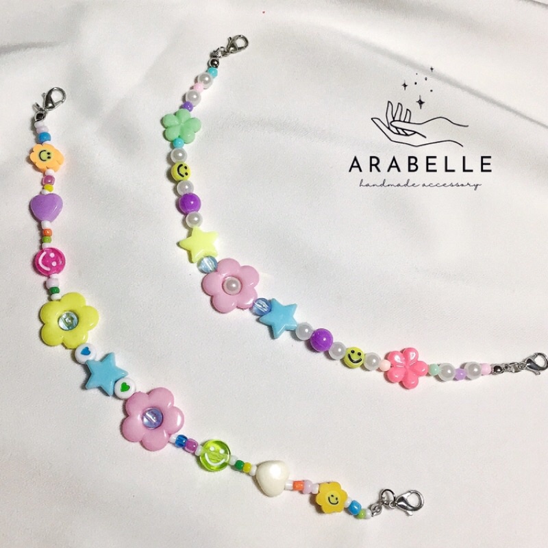 ARABELLE Cute Mask Connector Bead Charm| Konektor masker Hijab