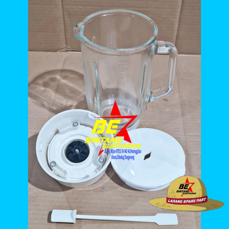 SET GELAS TABUNG JAR JUS BLENDER PANASONIC MX GX 1011 1462 1061 1521 1021 1511 1021 1462 2012 2062  KACA