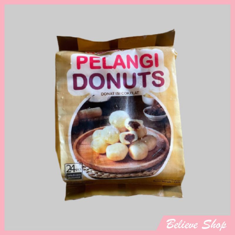 

Pelangi Donuts Cokelat 500 gr isi 24pcs