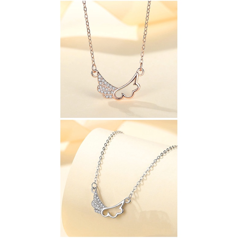 Kalung KL120 Perak / Silver S925 Premium Fashion Wanita Kalung unik Lucu Keren /Deluna/BS