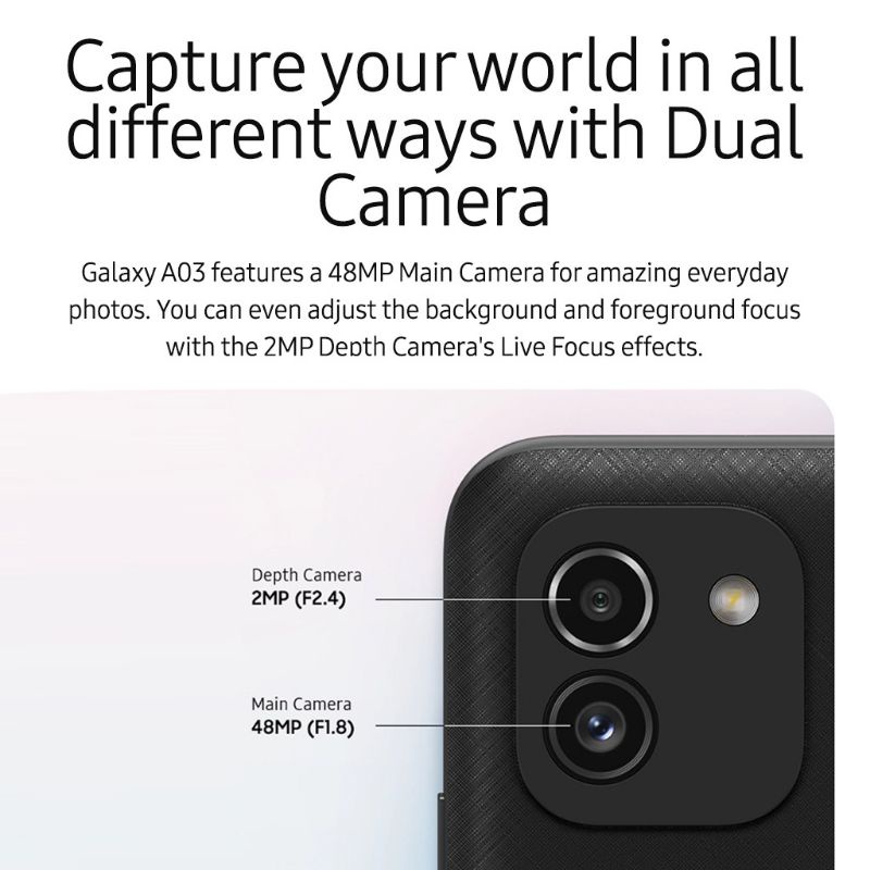 Samsung Galaxy A03 3/32GB - A03 4/64GB - A03 4/128GB Garansi Resmi SEIN-4