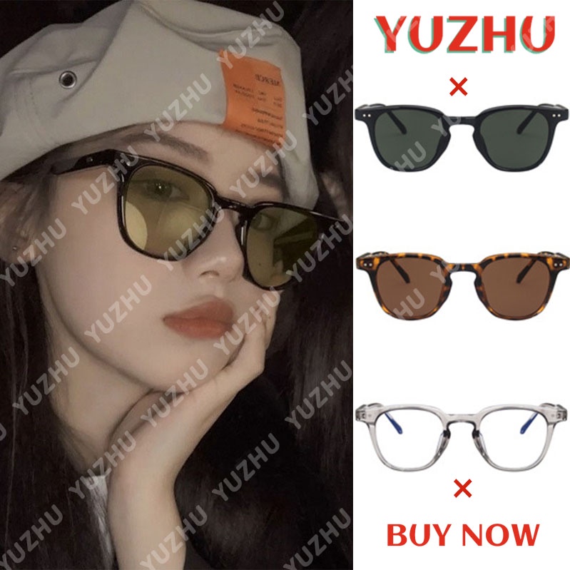 (YUZHU) COD INS Fashion Retro Style Kacamata Perlindungan UV Wanita