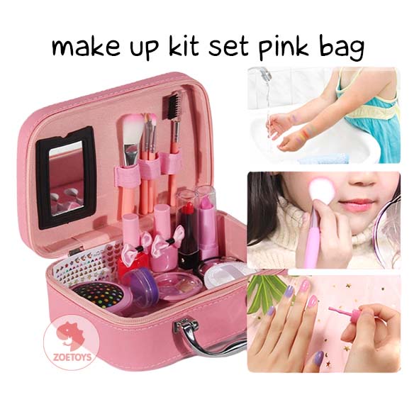 Zoetoys Make Up Kit Set | Washable Makeup Set Toy | Pretend Play Makeup dengan Fungsi Asli | Mainan Anak Beauty Set Dress Up Princess Anak Cewek | Cari Kado Edukasi Edu Toys Natal