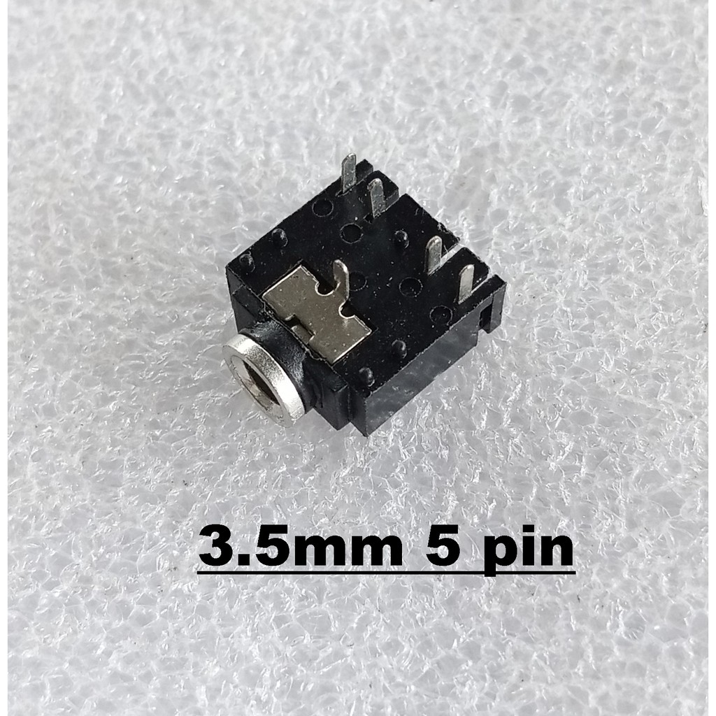 Soket Audio Stereo 3.5mm 5pin 3F07