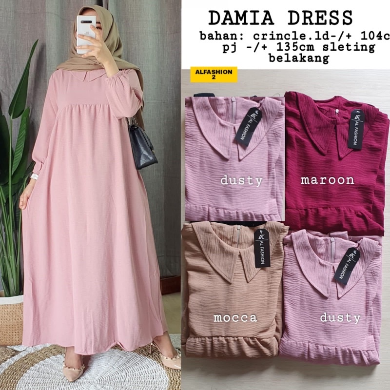 PROMO DAMIA DRESS AIRFLOW POLOS
