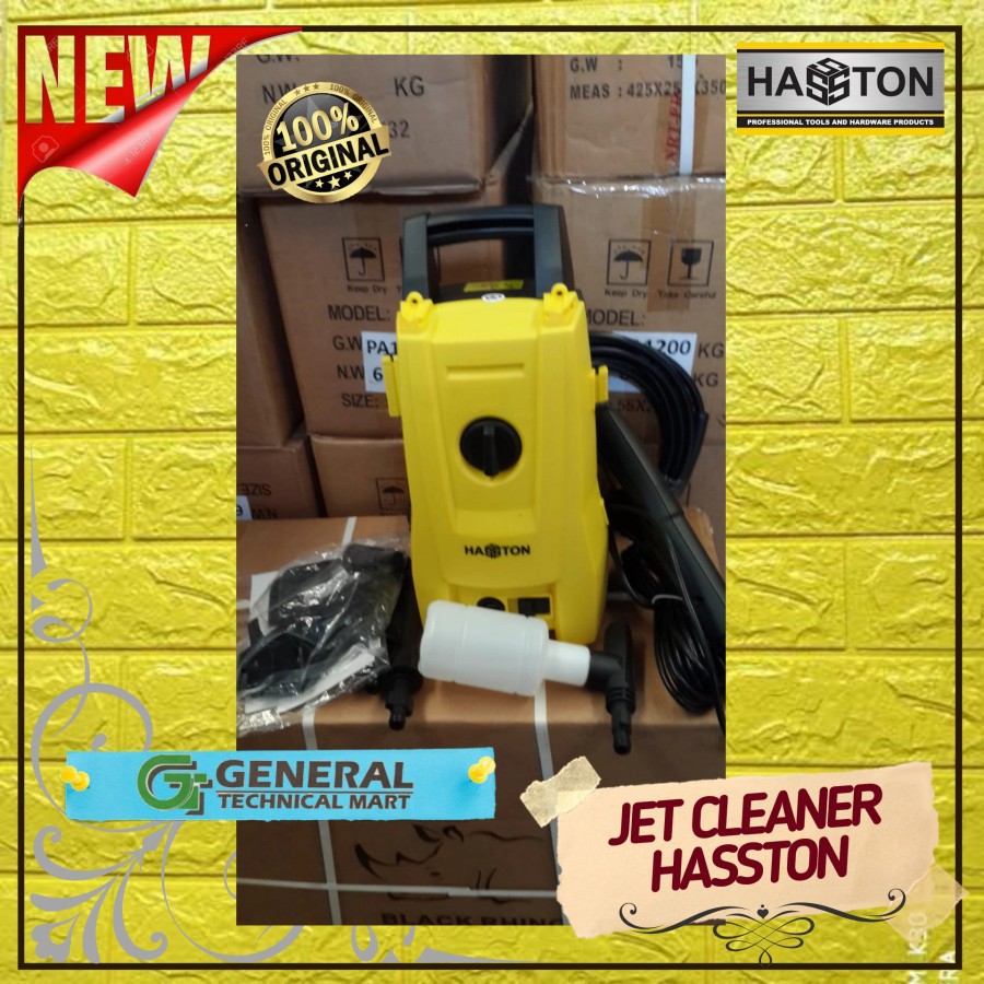 JET CLEANER HASSTON-MESIN CUCI MOBIL MOTOR-JET WATER CLEANER- HASSTON