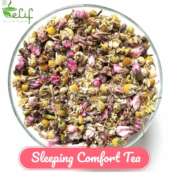 

(BISA COD) Sleeping Comfort Tea : Passionflower, Chamomile, Lavender, Holy Basil BERGARANSI Kode 276