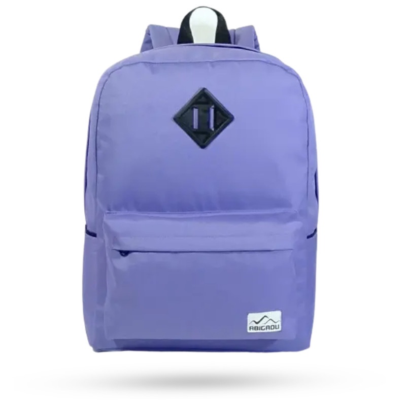 Abigadu tas Ransel backpack  laptop Purple / Anak Laki Laki Perempuan Premium Paud Tk Sd Smp / tas korea / tas korea import / tas batam cantik /  Tas Sekolah Pria Wanita Korean Style Backpack Remaja Multifungsi Import Material di Murah