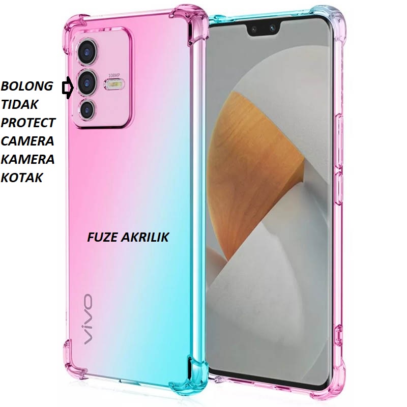 VIVO V23 5G Y30 Y50 Y30i CASE HARDCASE ANTICRACK KERAS FUZE AKRILIK CLEAR HARD CASING COVER BENING CLEAR TRANSPARAN ANTI CRACK