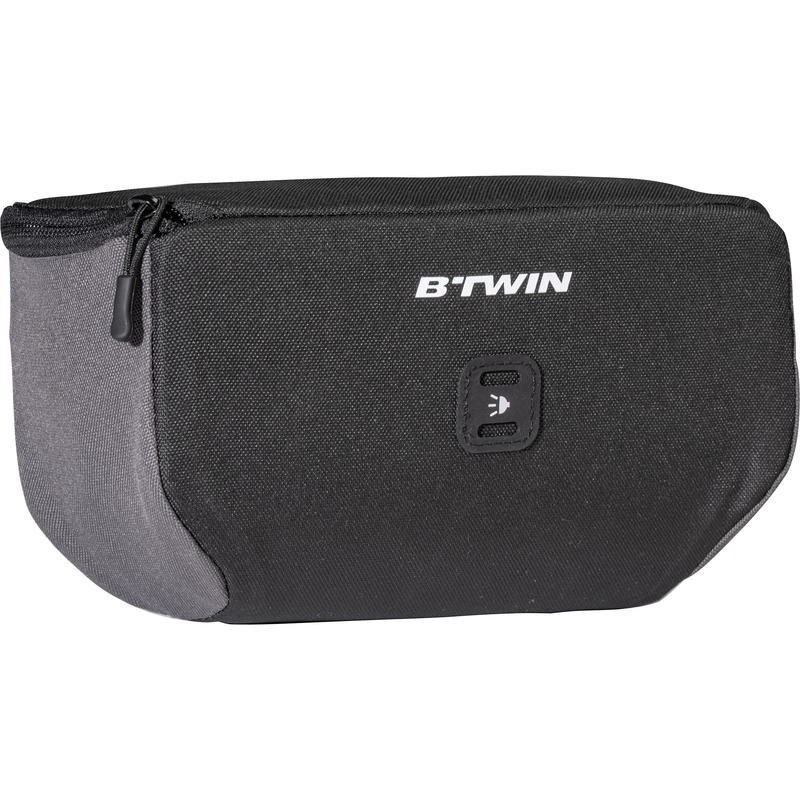 BTWIN Tas Sepeda Depan Handlebar 20-26 Inch Ukuran 1.8L