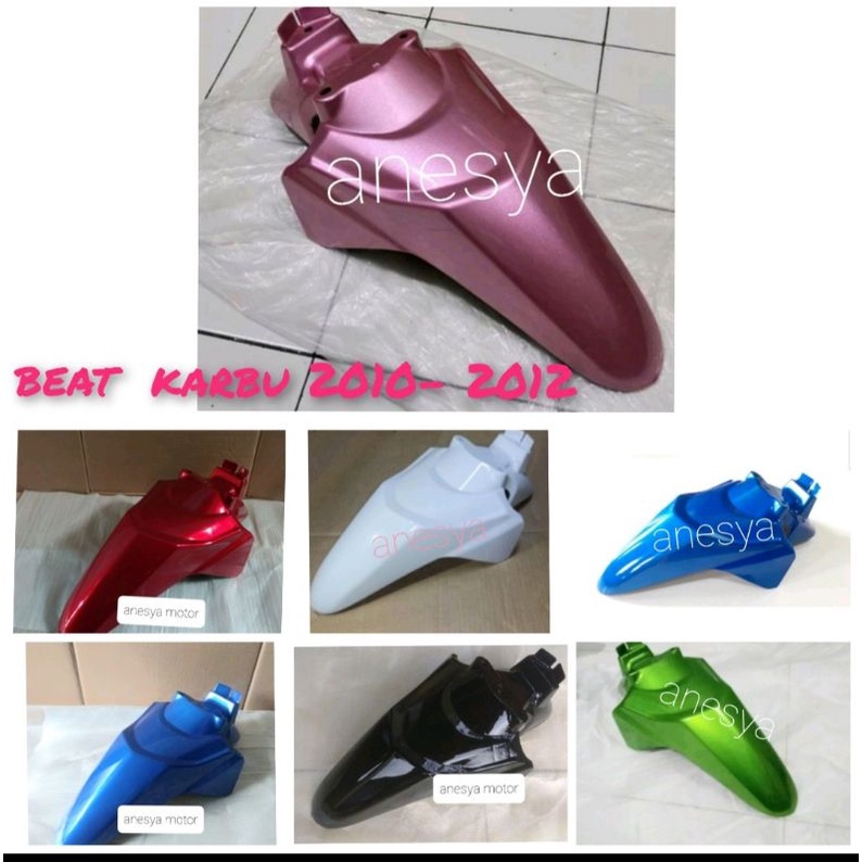 Sepakbkr depan beat karbu beat lama ping pink biru tua biru muda putih merah hitam hijau 2010 - 2012 beat new 2010-2012 hitam
