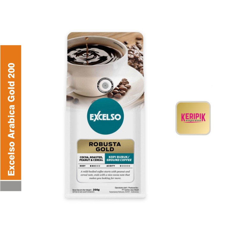 Jual Excelso Kopi Bubuk Robusta Arabica Gold Gr Shopee Indonesia