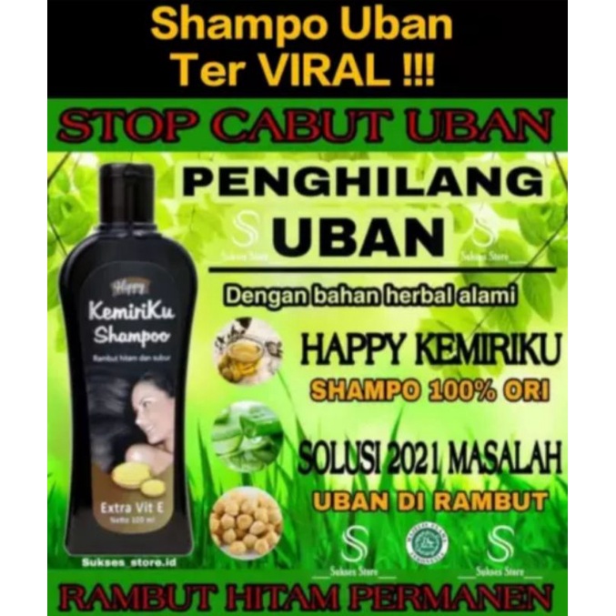 Shampo Kemiriku Penghilang Uban Permanen