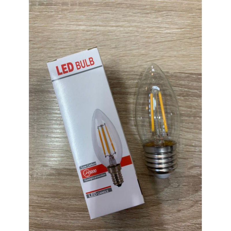 Lampu Led Filamen Candle 4W 4 Watt E14 / E27