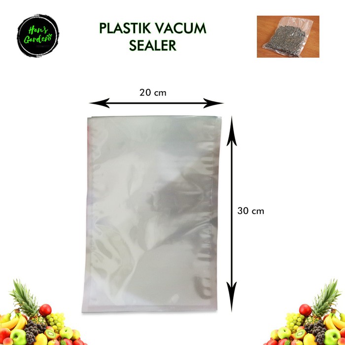 Plastik vacuum plastik vakum sealer 20 x 30