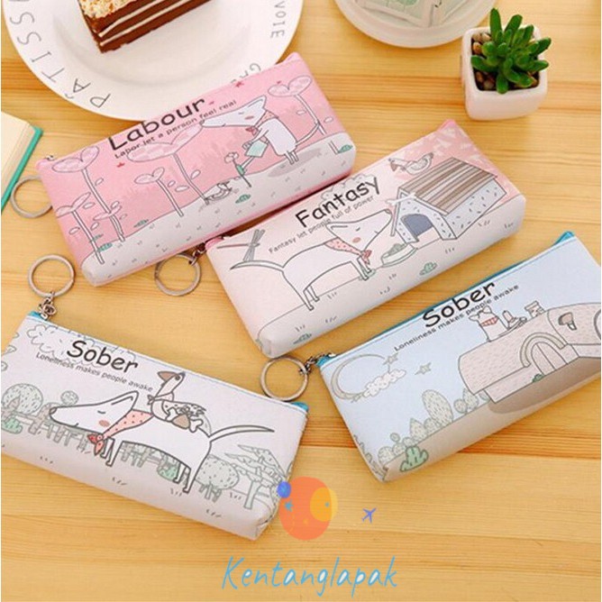 

Tempat Pensil Korean Sober / Tempat Kosmetik Pouch Termurah Cute