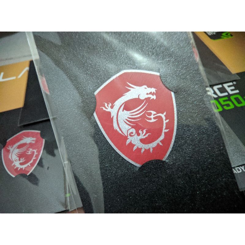 Stiker / Logo / Emblem Msi Gaming Ori