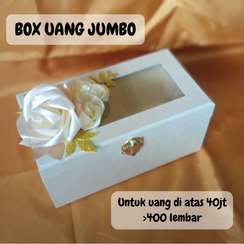 

Box uang, Kotak Uang, Mahar, Gift box, Kotak Kado ukuran jumbo