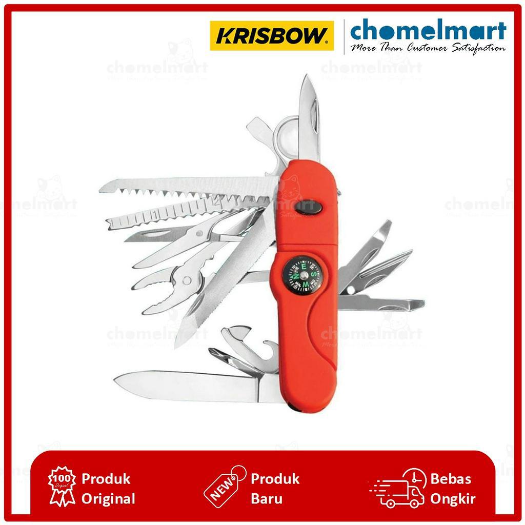 Krisbow Pisau Lipat Serbaguna 21 In 1 – Merah 10174374