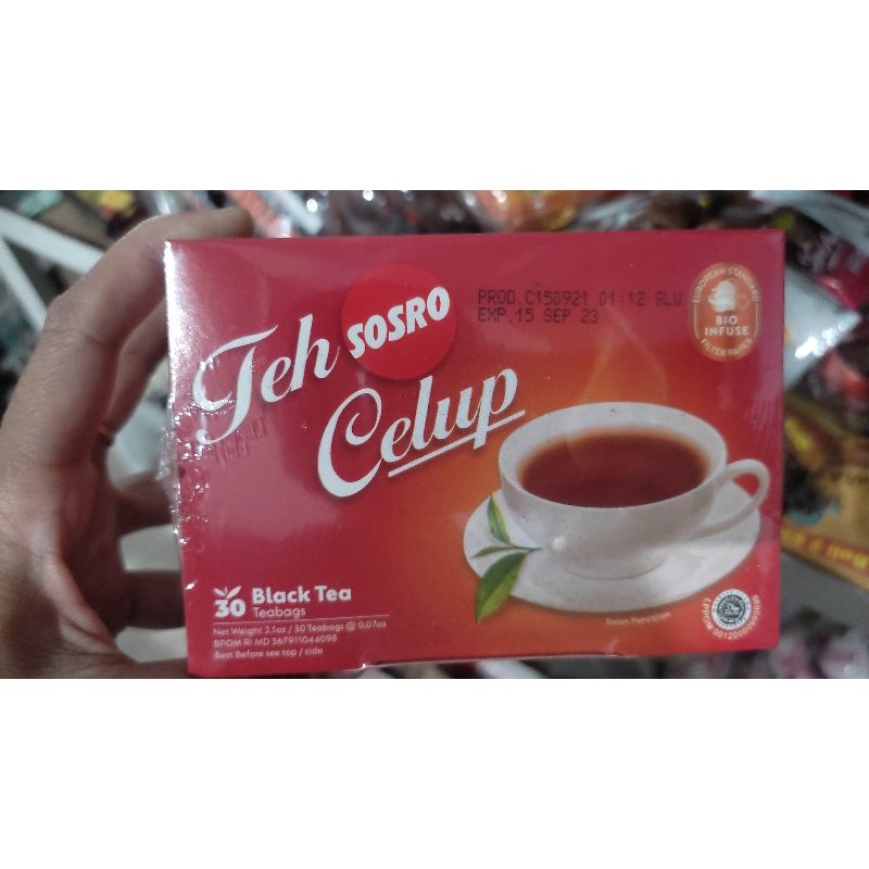 

TEH CELUP SOSRO isi 30kantonh