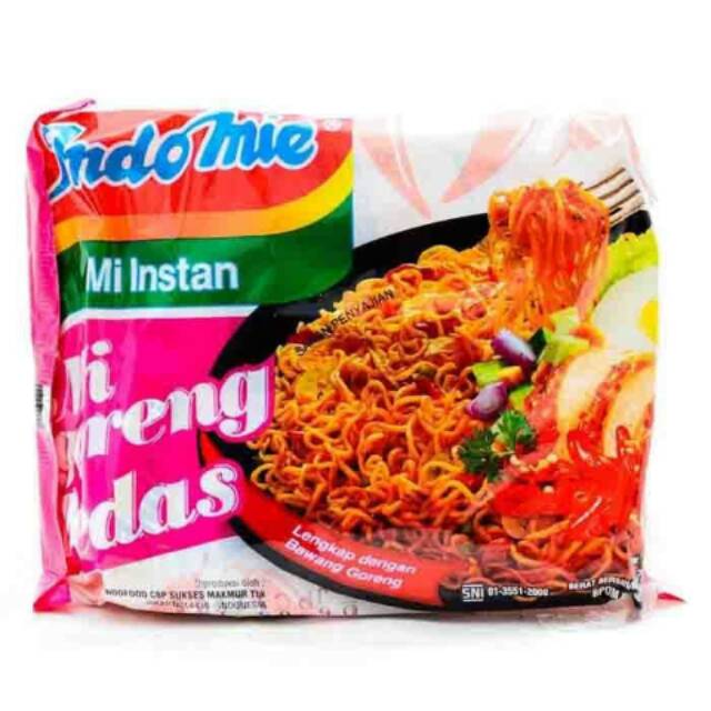 Indomie goreng pedas Shopee Indonesia