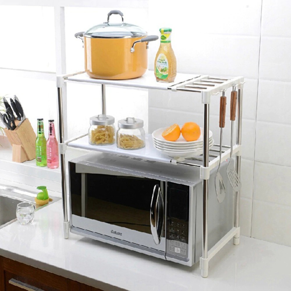 Rak Microwave 2 Susun Storage Standing Rack Shopee Indonesia Rak Microwave 2 Susun Storage Standing Rack Shopee Indonesia