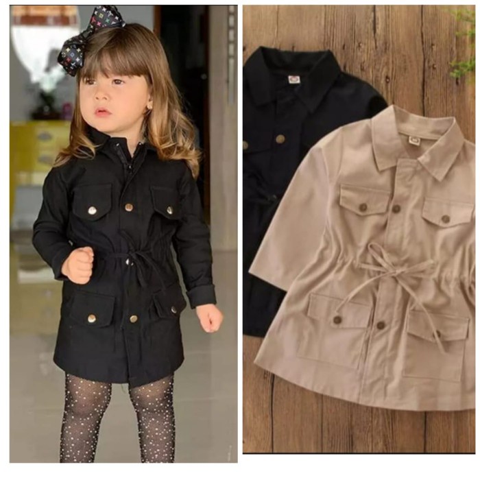 blazer polos anak perempuan kekinian cardigan baju anak perempuan jas blazer anak  korean style
