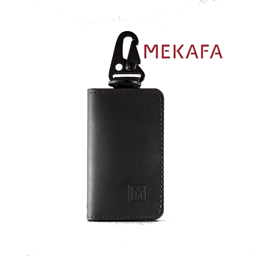 Mekafa - Visco Black Dompet STNK Kulit Mobil Premium