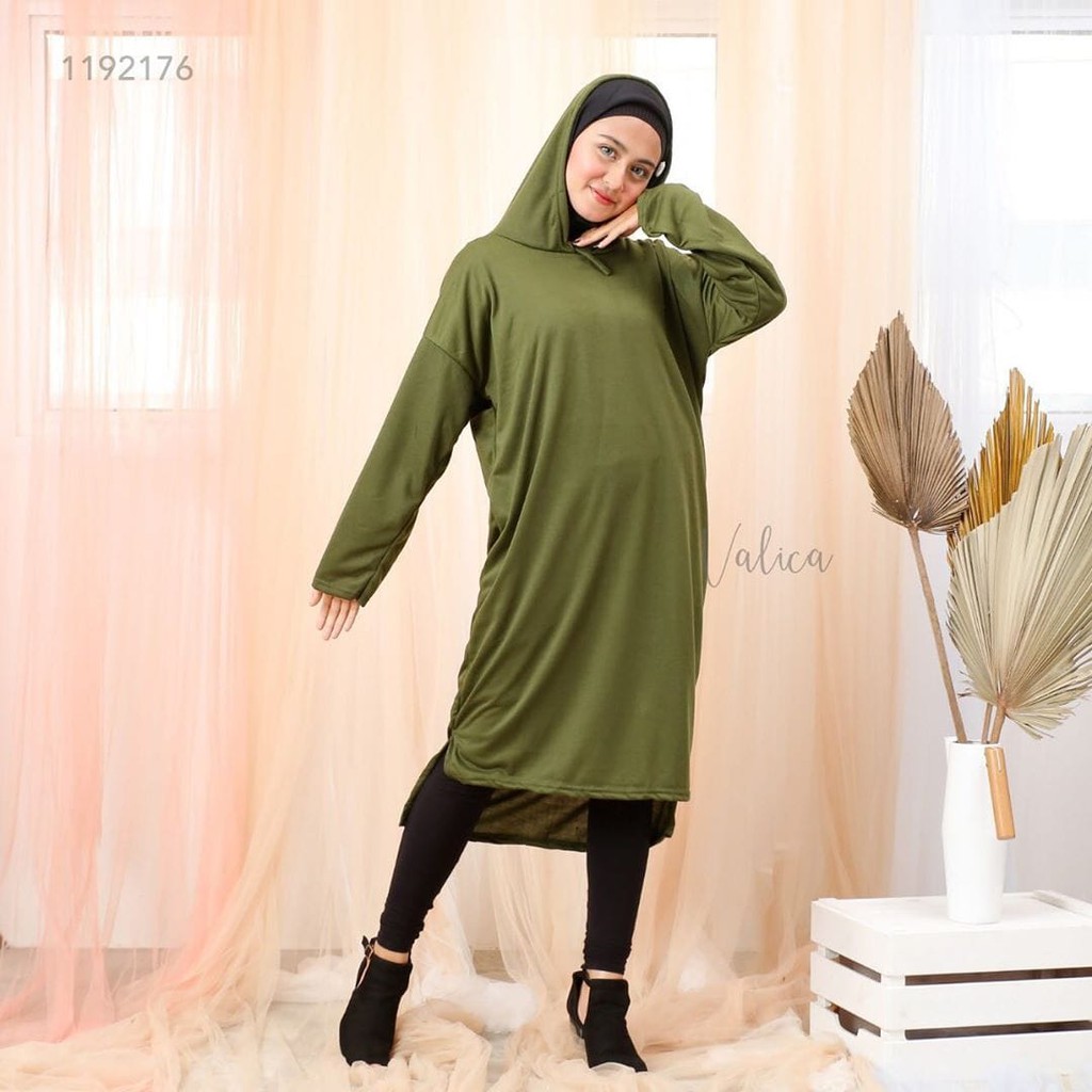 (COD) Daily Things Tunik Hoodie Jumbo 6 Colors Ranty Fit XXL LD 120cm