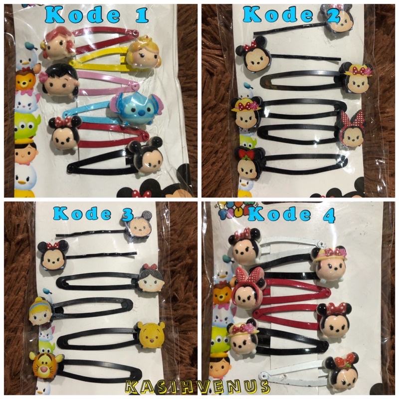 JEPIT DISNEY/JEPIT ANAK MURAH/HAIR CLIPS/JEPIT ANAK LUCU