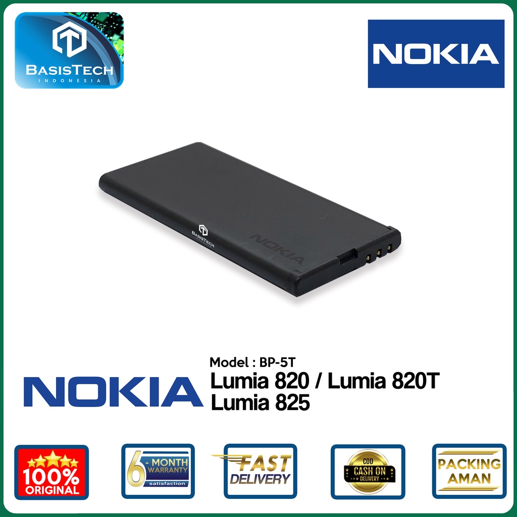 BATERAI NOKIA LUMIA 820 - LUMIA 820T - LUMIA 825 - BP-5T - ORI