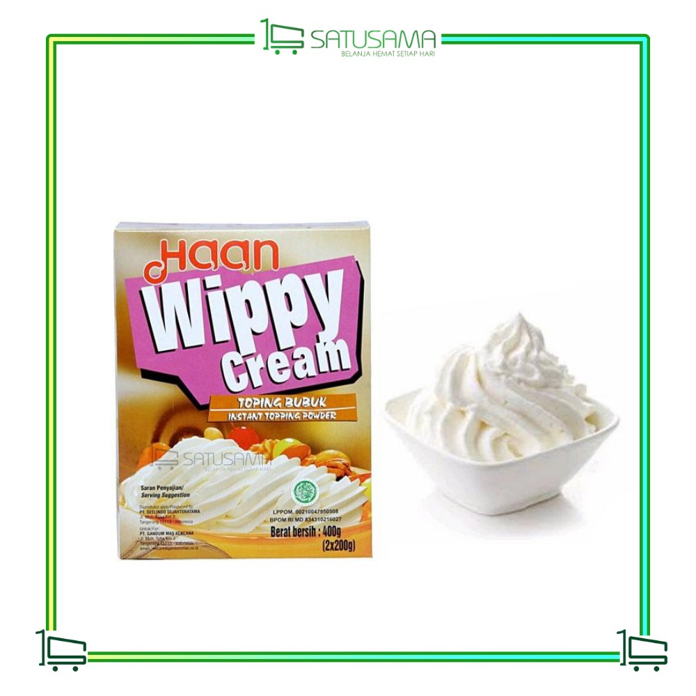 

Haan Wippy Cream 400gr / satusama