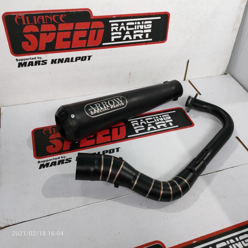 Knalpot Arrow  Aerox Nmax ADV Pcx Mio Scoopy Genio Beat Vario PRORACE